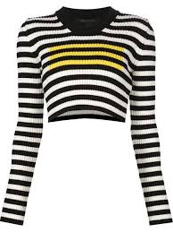 Black And Yellow Striped Sweater Striped Sweater Black Long Sleeve Sweater Striped Jumper Long Sleeve Striped Top