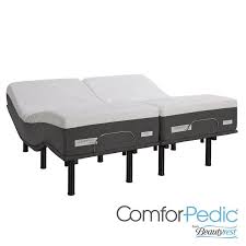Comforpedic Loft From Beautyrest 14 Medium Gel Memory Foam Mattress And Adjustable Base In 2020 Gel Memory Foam Memory Foam Mattress Gel Memory Foam Mattress
