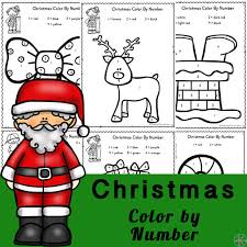 Ready to make the season bright? Free Christmas Color By Number