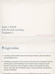 Check spelling or type a new query. Tajuk 5 Reka Bentuk Landskap