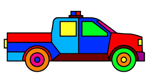 Jpg use the download button to view the full image of police truck coloring pages free, and download it in your computer. Police Truck Coloring Pages Colors For Kids With Vehicles Video Coloring Video Youtube