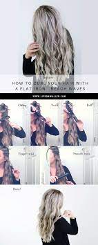 How To Curl Your Hair With A Flat Iron Make Big Curls Or Beach Waves Check Out This Super Easy Ha Curls For Long Hair Curl Hair With Straightener Hair Styles
