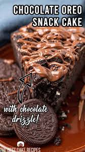 Chocolate Oreo Snack Cake In 2021 Homemade Chocolate Cake Homemade Cake Recipes Chocolate Sour Cream Chocolate Cake