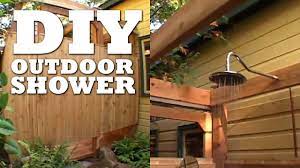 Read more on how to make a board and batten door here. How To Make An Outdoor Shower Youtube