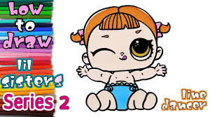 Dec 05, 2017 · draw a ballerina. Lol Surprise Series 2 Lil Sisters Line Dancer How To Draw Lil Line Dancer Coloring Pages Youtube