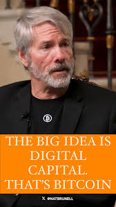 Michael Saylor: Currency isn’t worth that much, you know what is? Digital  Capital. That’s the big idea with #Bitcoin.