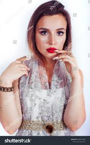 Young Pretty Lady Fashion Style Rich Stock Photo 1960421680