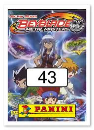 Metal masters is based on takafumi adachi's manga series beyblade: Sticker N 43 Beyblade Metal Masters