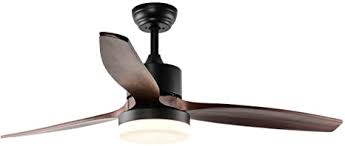 Maybe you would like to learn more about one of these? Amazon Com Rainierlight Modern Ceiling Fan Led 3 Color Light Warm Yellow Netural 3 Wood Blades 1 Light Kit Remote Control 3 Speed Low Medium High 48inch For Indoor Kitchen Dining