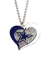 Aminco Nfl Swirl Heart Necklace Dallas Cowboys Http Www Amazon Com Dp B00ohjy3qm Ref Cm Sw R Pi Awdm X Dallas Cowboys Necklace Swirled Heart Dallas Cowboys