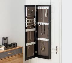 Diy jewelry holder making at home !! Black Full Length Hanging Mirror With Jewelry Cabinet College Ave