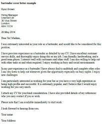 A cover letter can also help you make a generic resume appear more tailored for t. Bartender Cover Letter Example Job Cover Letter Cover Letter For Resume Cover Letter Example