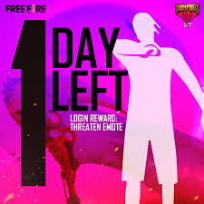 How to unlock emotes in free fire | how to get free emote in garena free fire hallo friends welcome to our channel gamer. 1 Day Left Tomorrow Is Rampage S Garena Free Fire Facebook