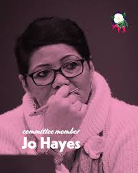 Introducing committee member, Joanne Kowhai Hayes, a former New Zealand  politician who served as a list Member of Parliament for the New Zealand  National Party from 2014 to 2020. Jo Hayes is