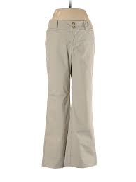 Details About Eddie Bauer Women Brown Casual Pants 8 Petite