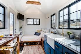 100k Tiny House With Two Main Floor Sleeping Areas Tiny House Interior Design Tiny House Kitchen Tiny House Interior