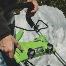 Snow joe sj617e electric snow thrower. Greenworks 2600202 13 Amp 20 In Electric Snow Blower W Led Headlights New Snow Blowers Home Garden Worldenergy Ae