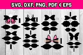 Sailor hair bow sewing tutorial and free printable pdf. Hair Bow Template Bundle 1 Diy Hair Bows Svg For Bows Free Design Of The Week Design Bundles
