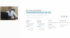 Dr German Pace , Medico especialista en pie Pilar - Traumatologo ...