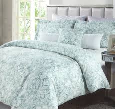 Amazon Com Tahari Home Seafoam Vintage Italian Damask Paisley Palladian Blue Medallions 3pc Duvet Cover Set Green Tahari Home Duvet Cover Sets Tahari Bedding