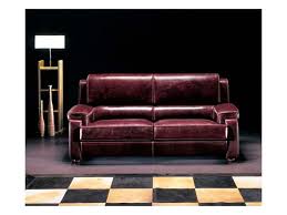 Letto a scomparsa lgm 01, girevole matrimoniale. Divano A Due Posti In Pelle Stile Classico Contemporaneo Idfdesign