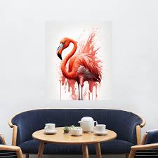 tablou printat flamingo acuarele – The Print Studio