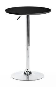 23 5 Round Cocktail Table Height Adjustable Black In 2020 Modern Bar Table Bar Table Round Cocktail Tables