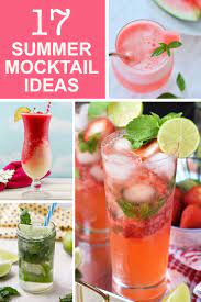 17 Patio Worthy Alcohol Free Drinks For Summer Summer Mocktail Recipes Alcoholic Summer Cocktails Cold Drinks Recipes