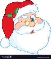 Santa Claus Winking Classic Cartoon Head Download A Free Preview Or High Quality Adobe Illustrator A Christmas Drawing Disney Coloring Pages Rock Painting Art