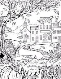 Dibujos Para Colorear De Otono Paisajes Dibujos Para Colorear Paisajes Dibujos Para Colorear Dibujos Para Pintar Paisajes
