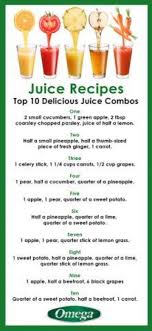 How to make 5 healthy juices. 10 Delicious Juice Recipes With Omega Juicers Juicing Recipes Juicer Recipes Veggie Juice