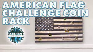 Check out our us flag coin holder selection for the very best in unique or custom, handmade pieces from our wall hangings shops. How To Make An American Flag Challenge Coin Rack Without A Cnc Woodworking Diy Free Plans Youtube