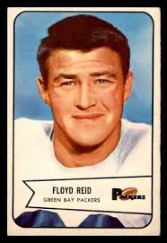 1954 Bowman Football #22 Floyd Reid VG