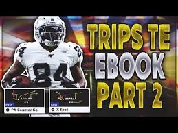 Madden 21 The Trips Te Ebook Pt 2 The Best Offense In Madden 21 Easy 1 Play Touchdowns Youtube