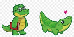 5 out of 5 stars. Nile Crocodile Alligator Cuteness Reptile Clip Art Cartoon Dinosaur With Glasses Free Transparent Png Clipart Images Download