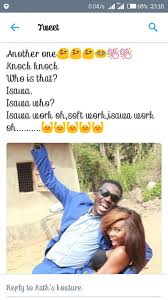 18 points 5 years ago. Knock Knock Jokes Etc Nigeria