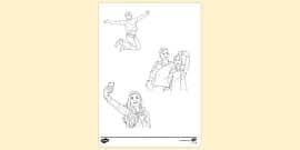 The three primary colors are red, blue, and yellow. Realistic People Colouring Page Colouring Colouring Sheets