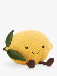 Jellycat Amuseable Lemon Soft Toy Medium Soft Toy Cute Stuffed Animals Jellycat