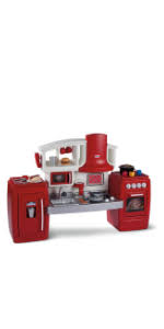 He was so sad when his camp was over! Amazon Com Little Tikes Cook N Grow Kitchen Red Toys Games