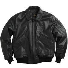 Fine Jacket Inc Alpha Industries Leather Cwu 45 P Flight Jacket Men S Leather Jackets