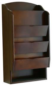 Looking for the best mail sorters? Door Wall Mount Organizer Letter Holder Mail Sorter In Dark Walnut Transitional Wall Organizers By Hilton Furnitures Pdeomsw85 Houzz