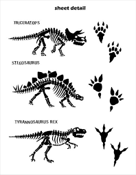 Dinosaur Footprint Size Chart Google Search Dinosaur