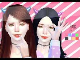 The Sims Resource Yume Horns By Zauma Sims 4 Downloads Sims 4 Anime Sims 4 Sims