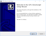 Windows 10 and GPL Ghostscript