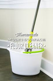 Using a solution of water, baking soda and vinegar will lift any dirt and grime that is on your tile floors and grout—and disinfect your tiles too! Homemade Multi Surface Floor Cleaner No Vinegar Live Simply