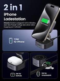 UGREEN Faltbare 2-in-1 MagSafe iPhone Ladestation
