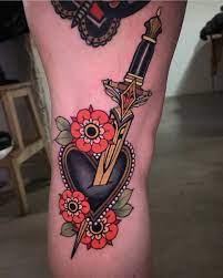 17 Killer Dagger Tattoo Designs Female Tattooers