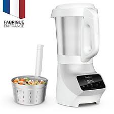 Blender Chauffant Moulinex Soup Plus Lm926b00 Blanc 2l Boulanger