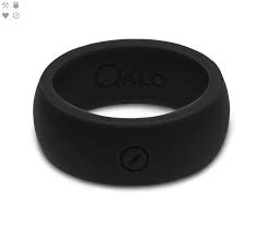 Men S Outdoors Black Silicone Ring Qalo I Do Pinterest