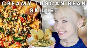 Creamy Tuscan White Bean Skillet